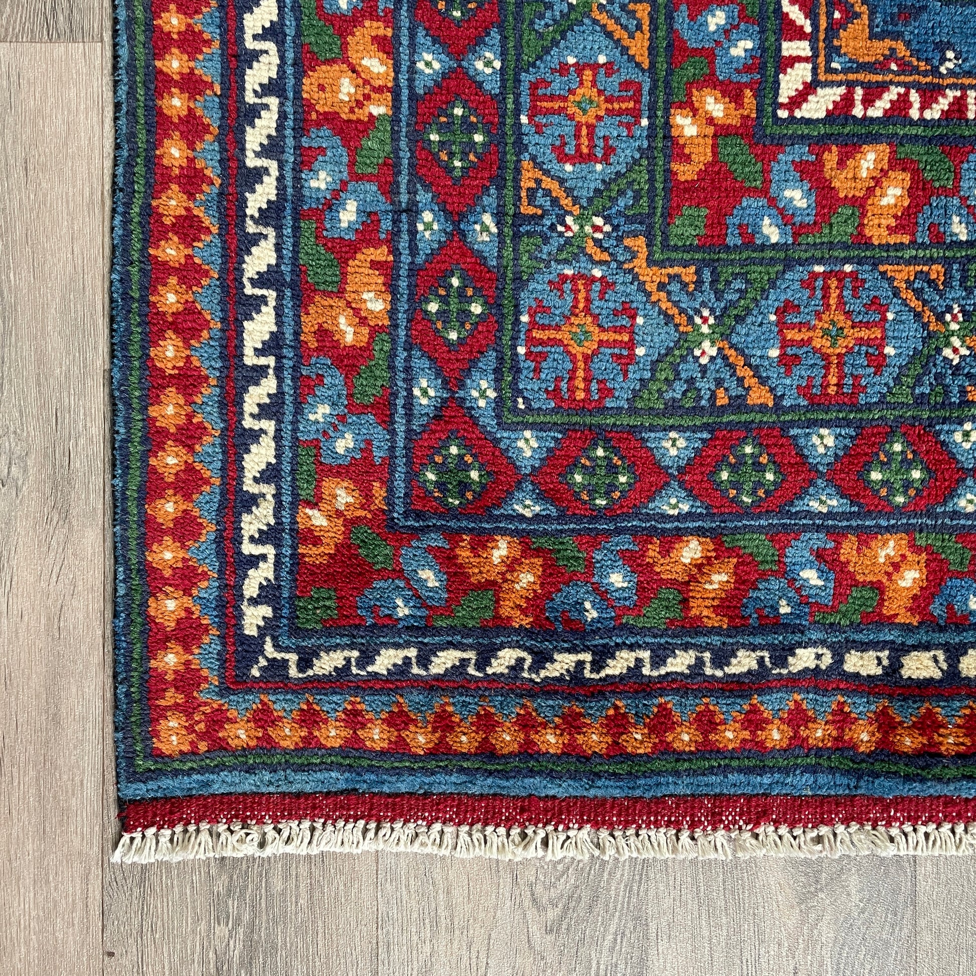 296 x 197 cm | Afghan Aqcha Rug