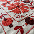 Uzbek Suzani Bed Throw