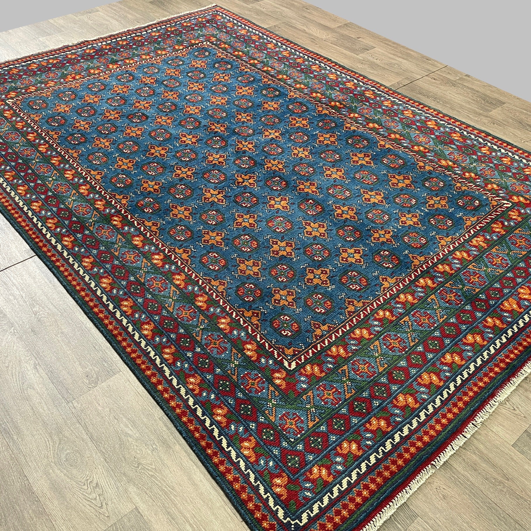 296 x 197 cm | Afghan Aqcha Rug