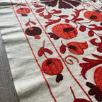 Uzbek Suzani Bed Throw