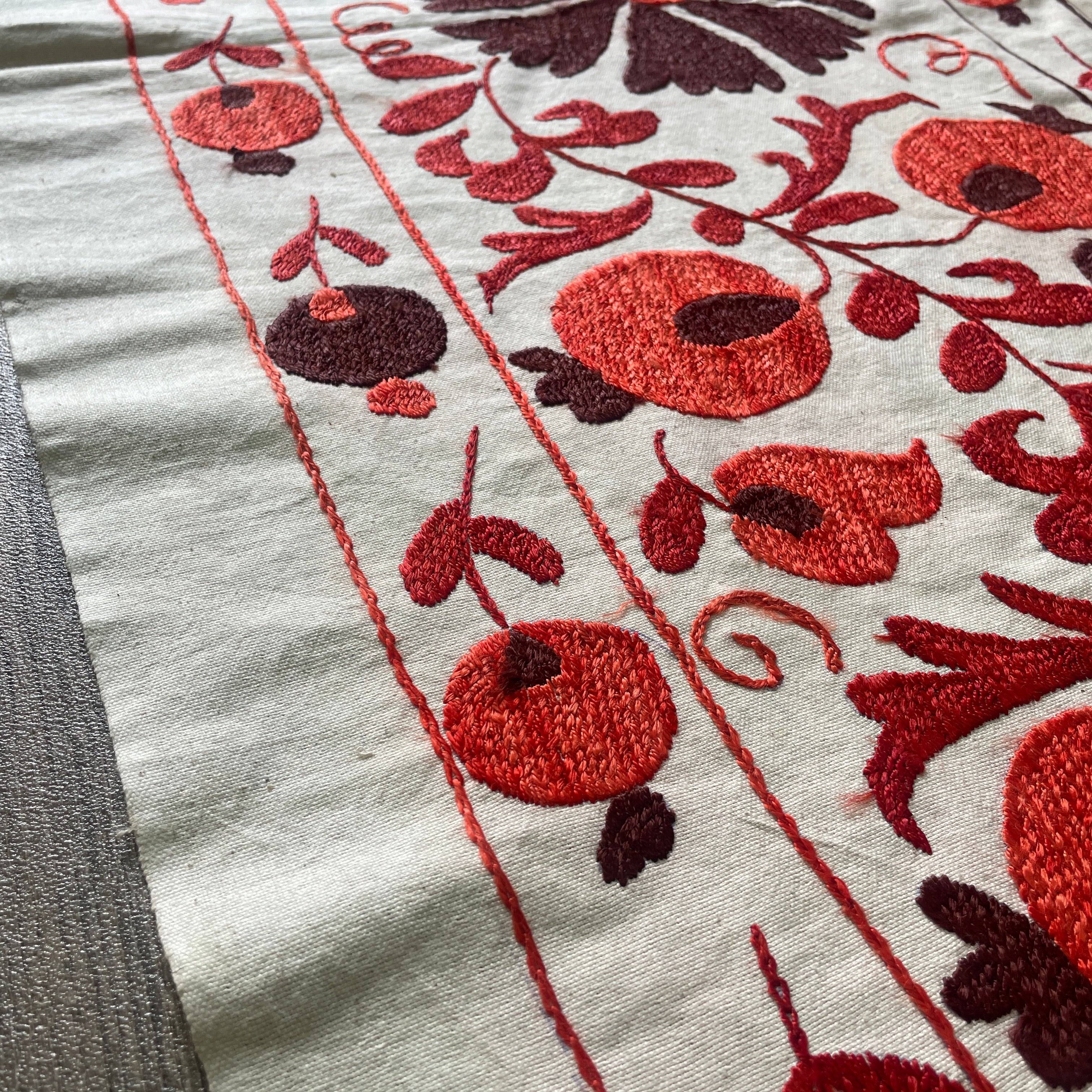 Uzbek Suzani Bed Throw