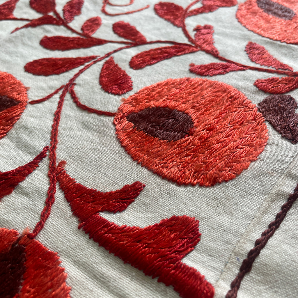 Uzbek Suzani Bed Throw