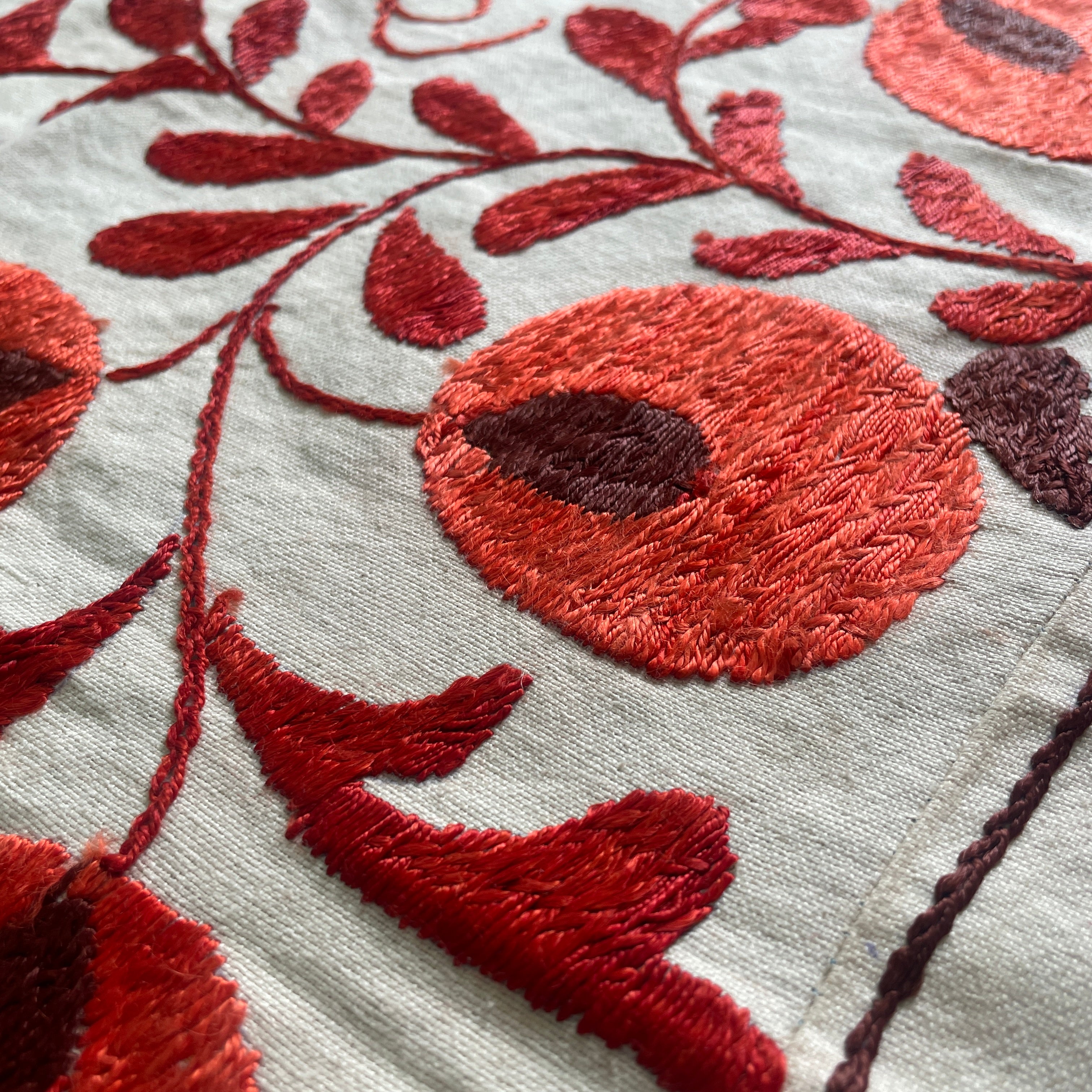 Uzbek Suzani Bed Throw