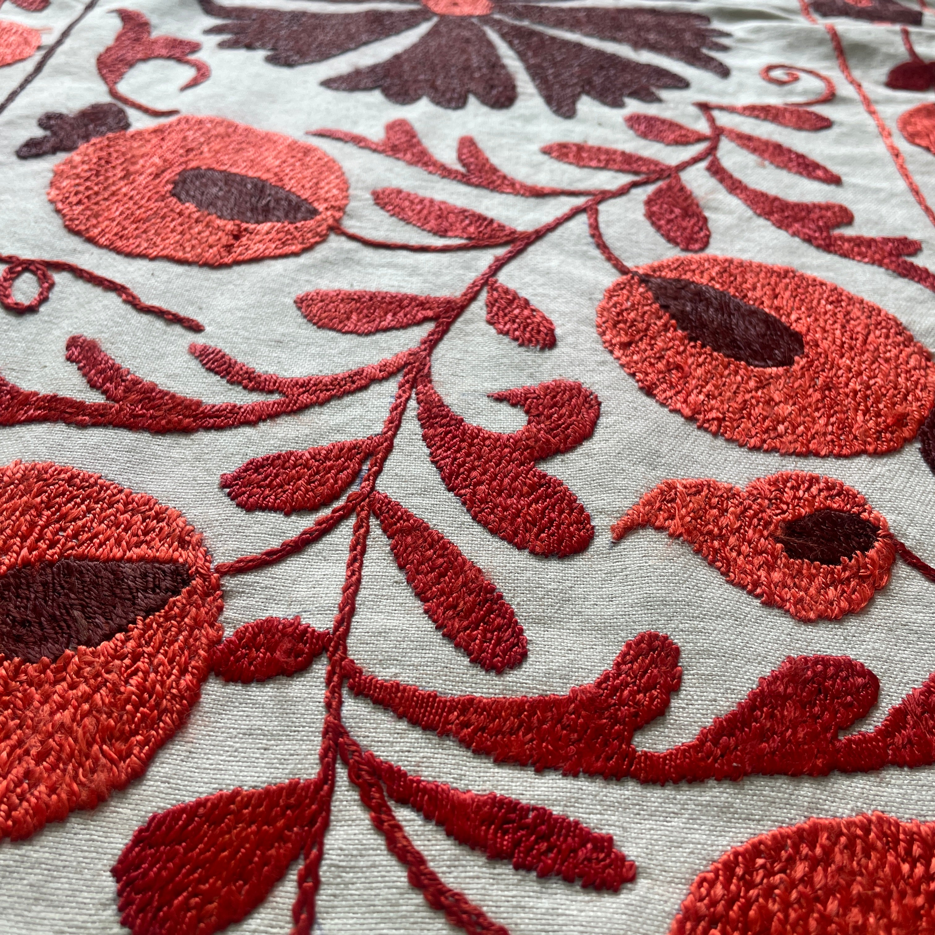 Uzbek Suzani Bed Throw
