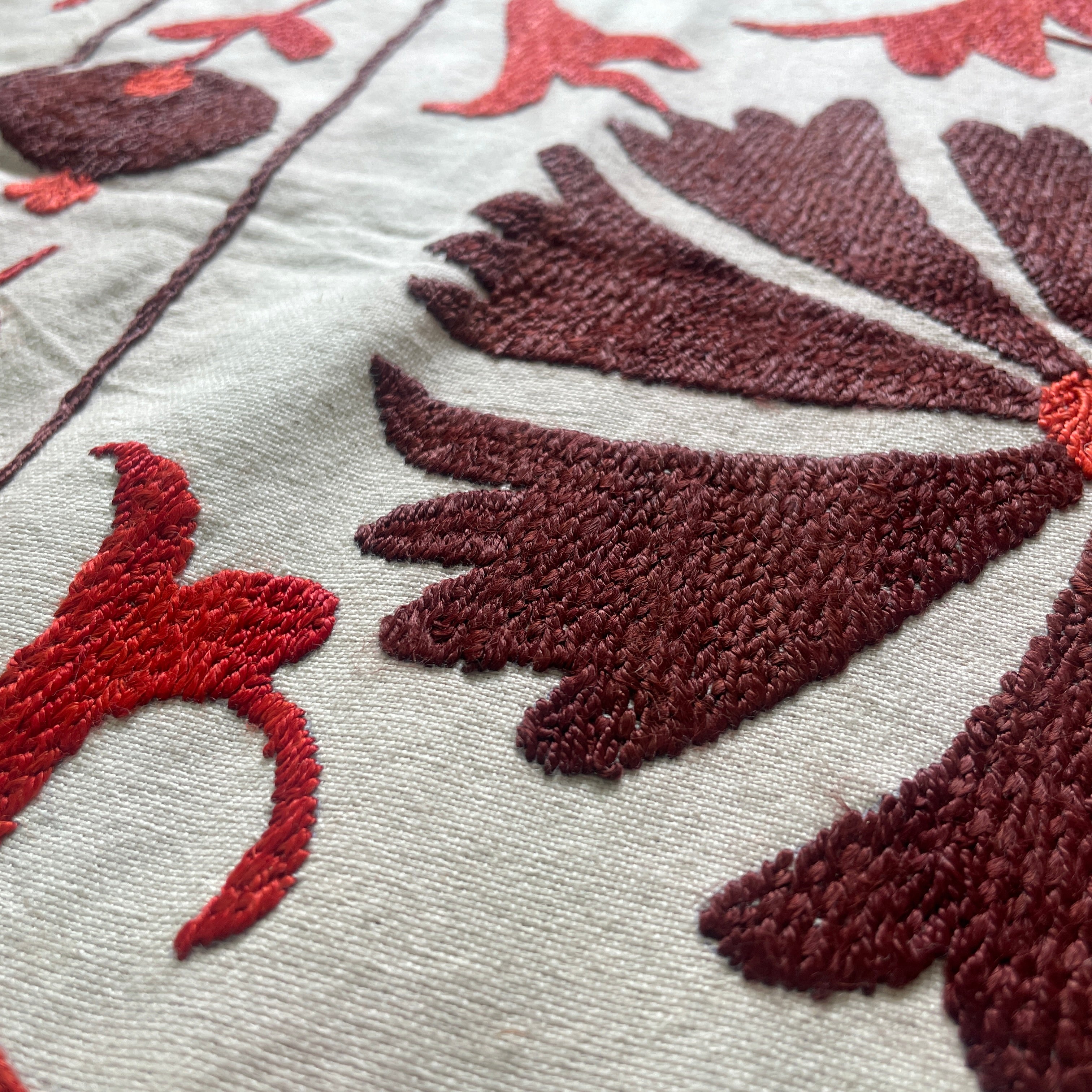 Uzbek Suzani Bed Throw