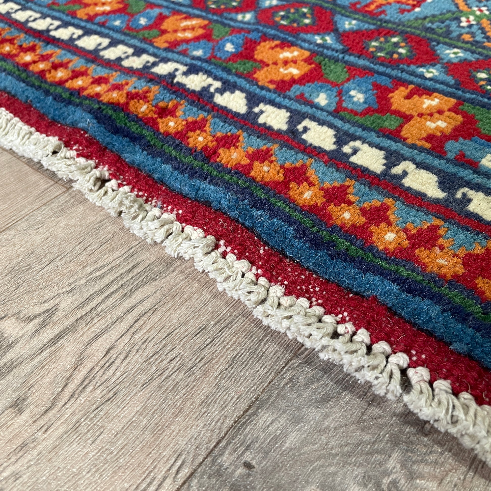 296 x 197 cm | Afghan Aqcha Rug