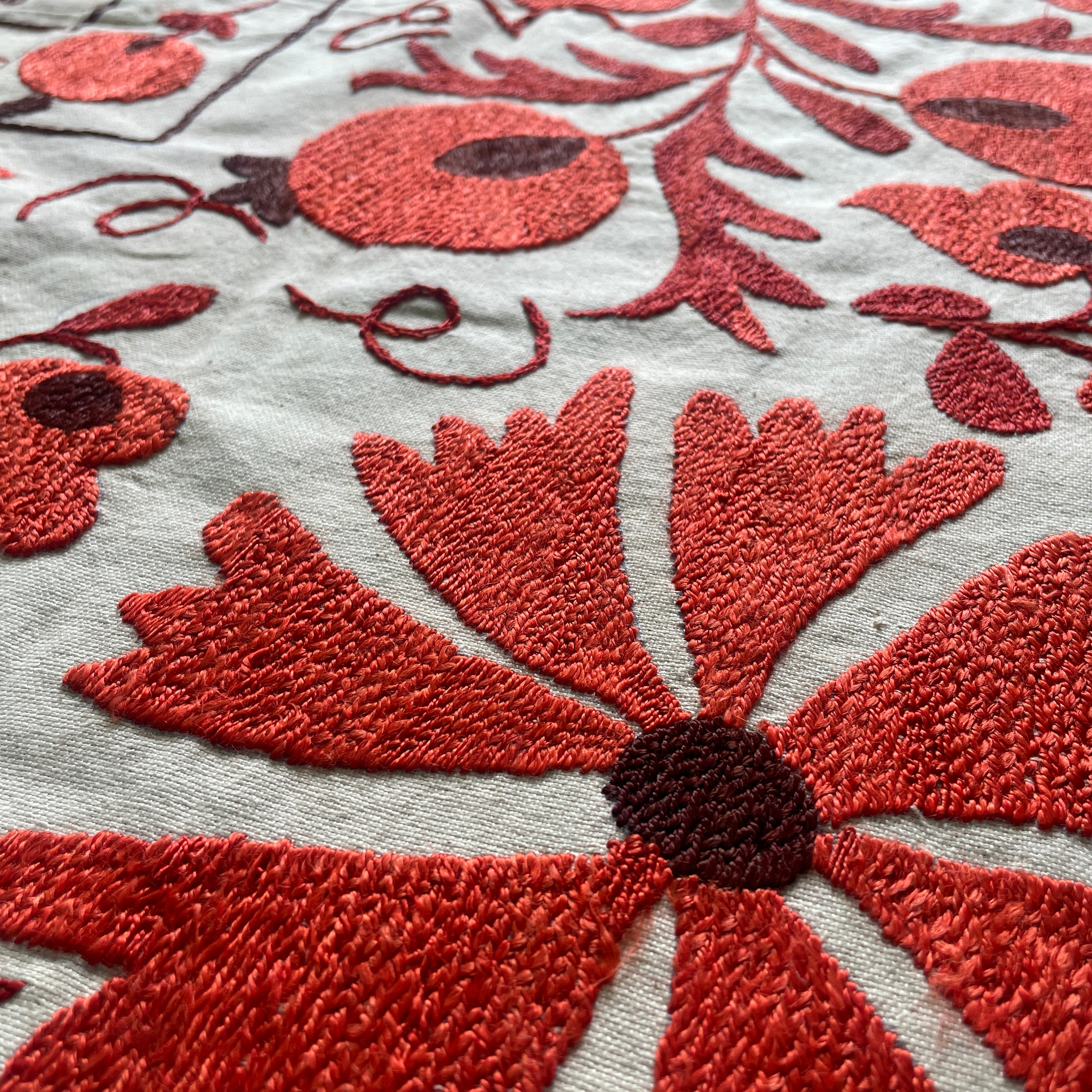 Uzbek Suzani Bed Throw