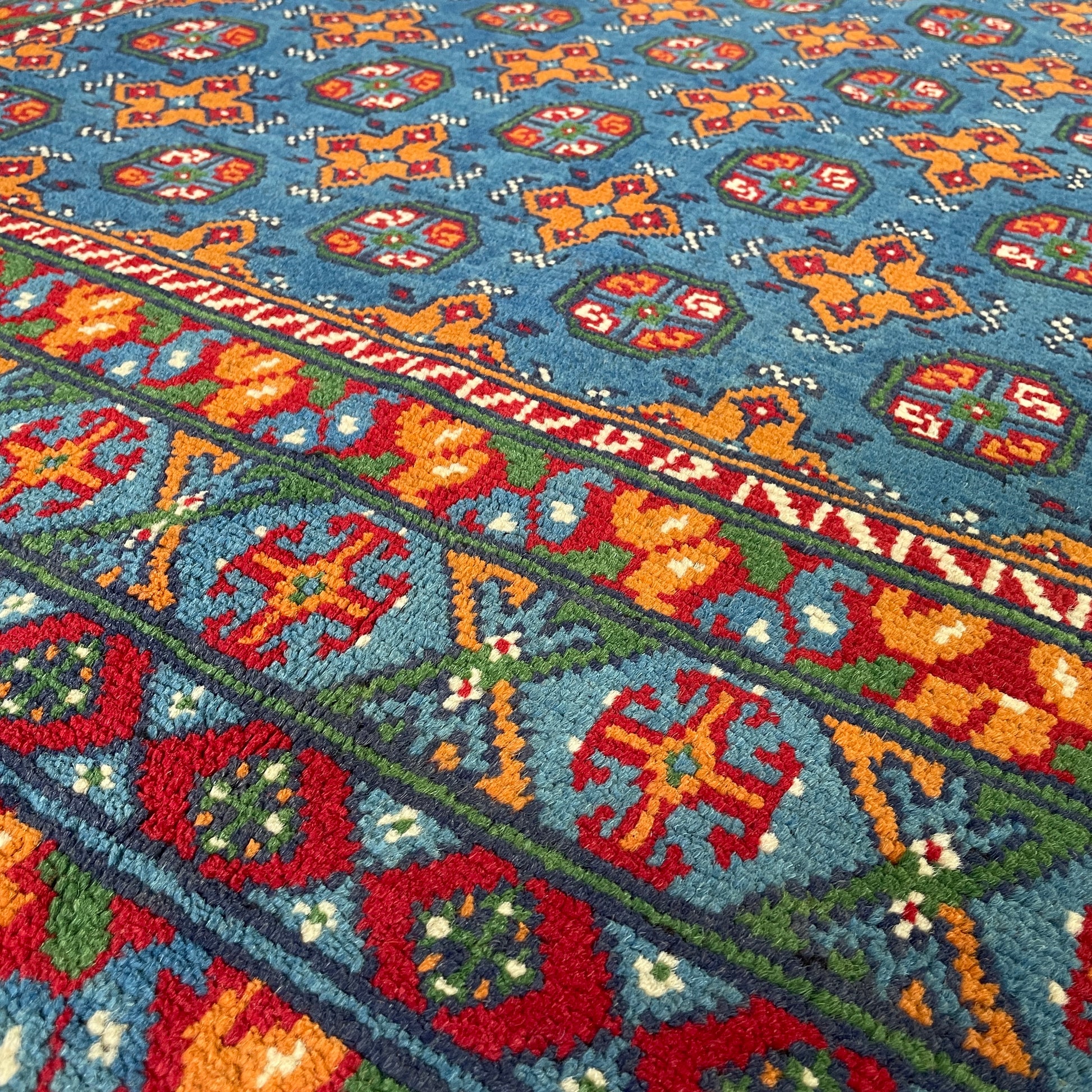 296 x 197 cm | Afghan Aqcha Rug