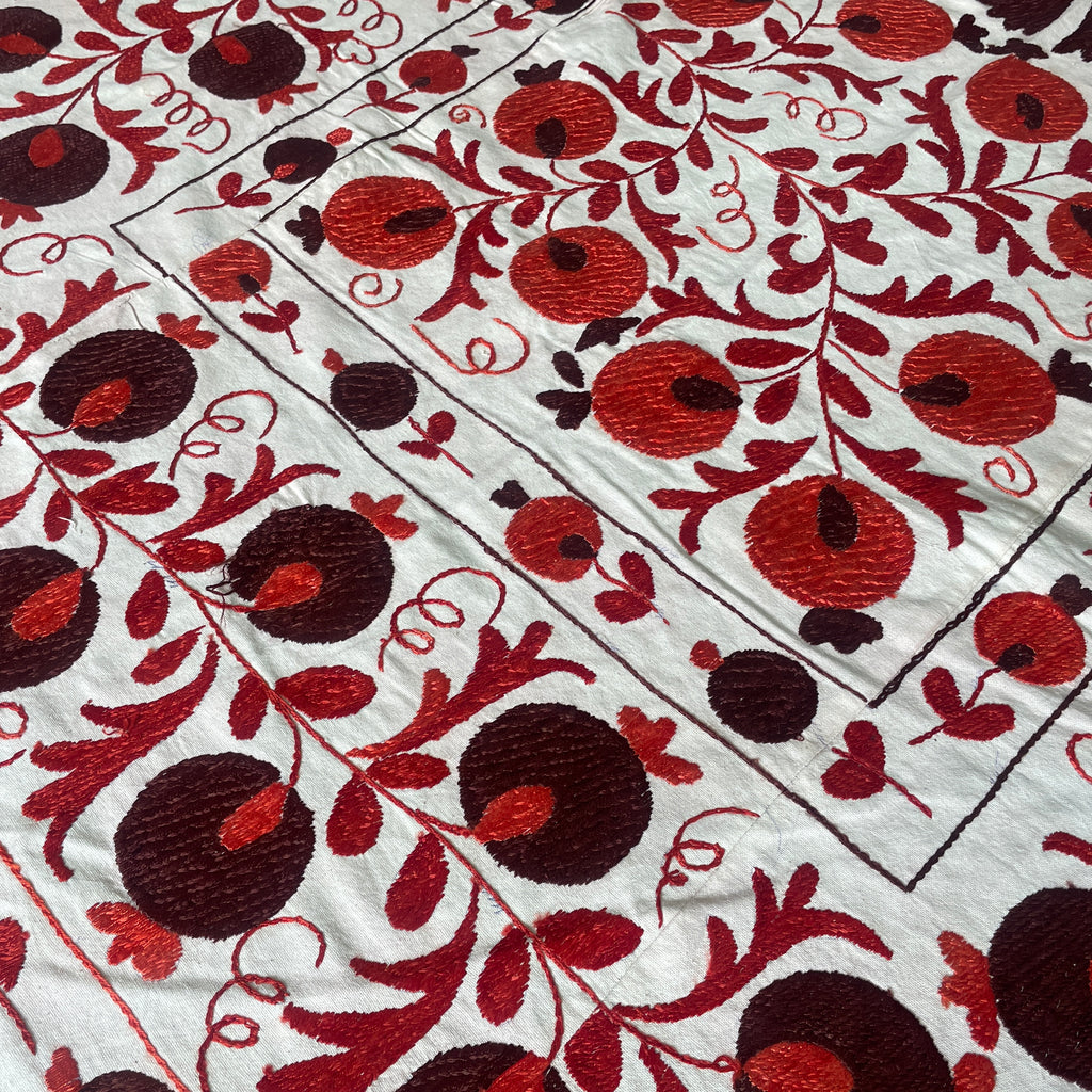 Uzbek Suzani Bed Throw