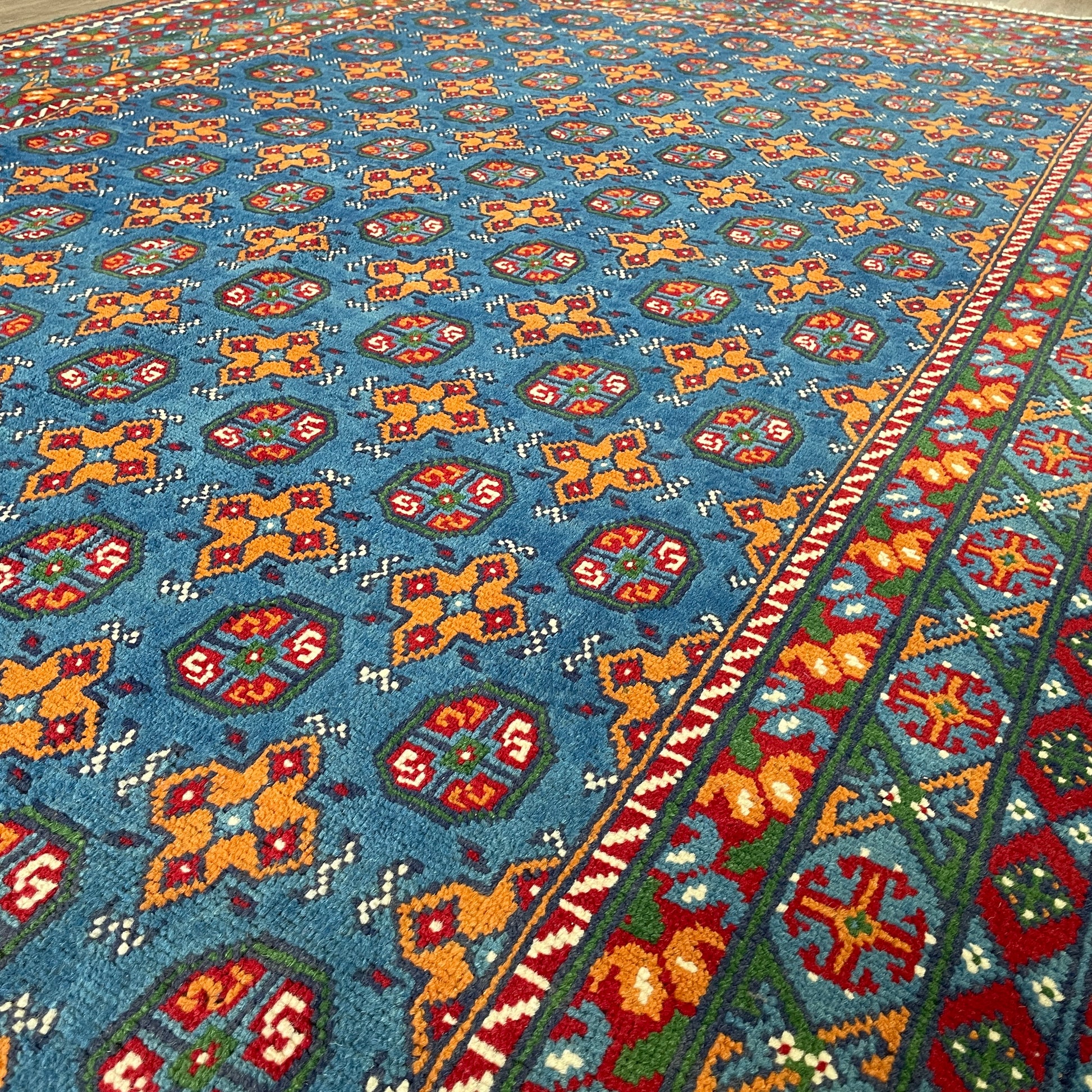 296 x 197 cm | Afghan Aqcha Rug