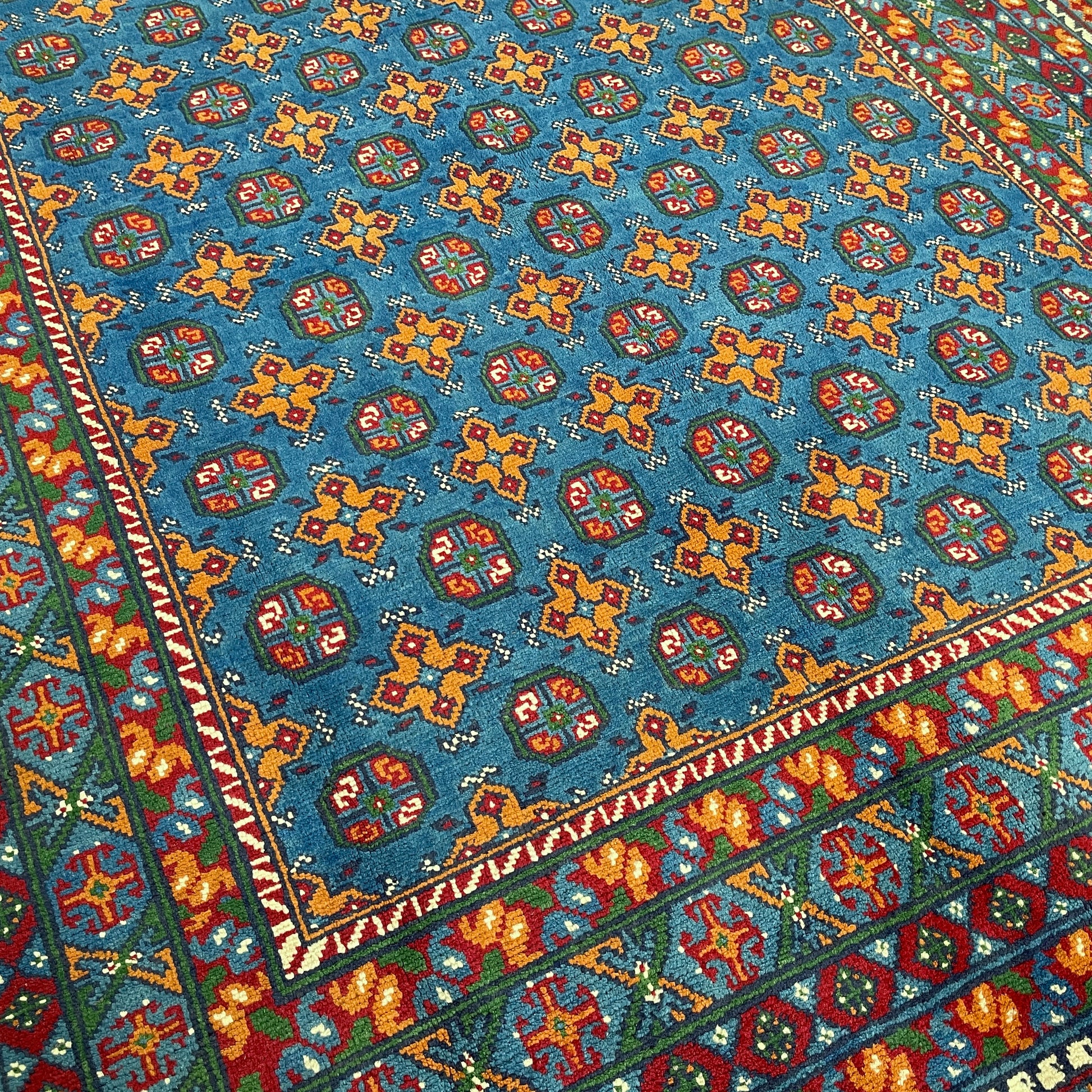 296 x 197 cm | Afghan Aqcha Rug