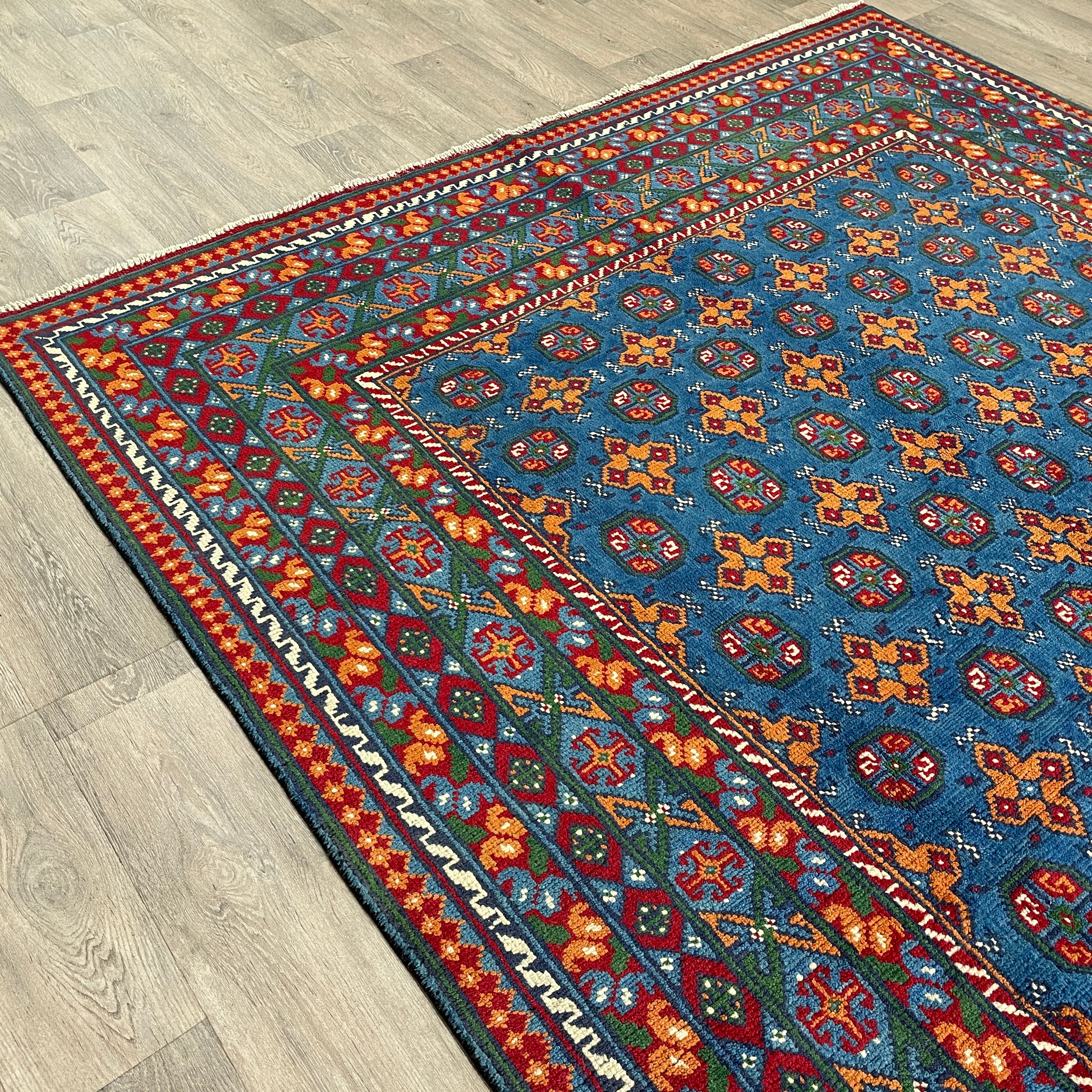 296 x 197 cm | Afghan Aqcha Rug - Khorasan Rugs