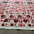 Uzbek Suzani Bed Throw