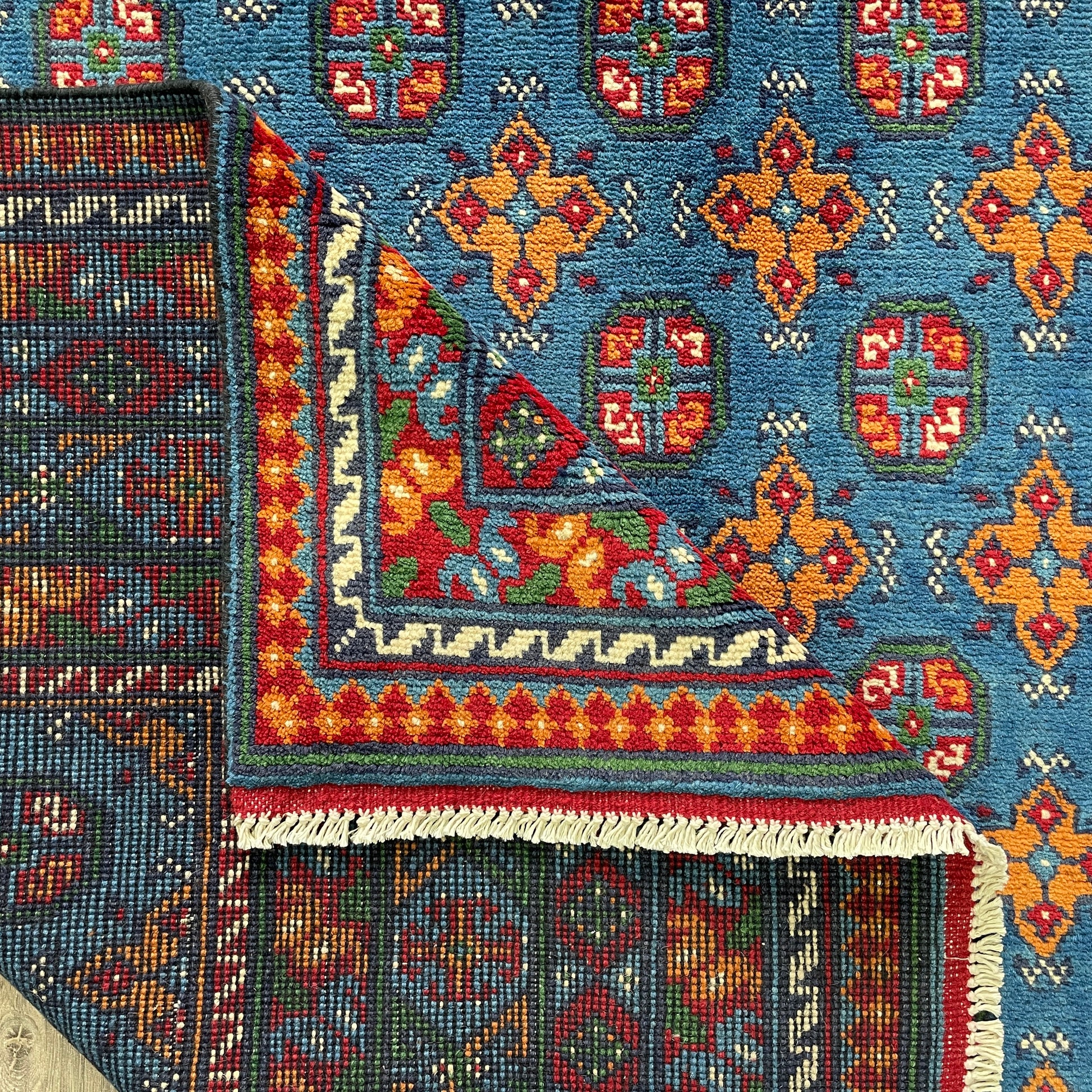 296 x 197 cm | Afghan Aqcha Rug