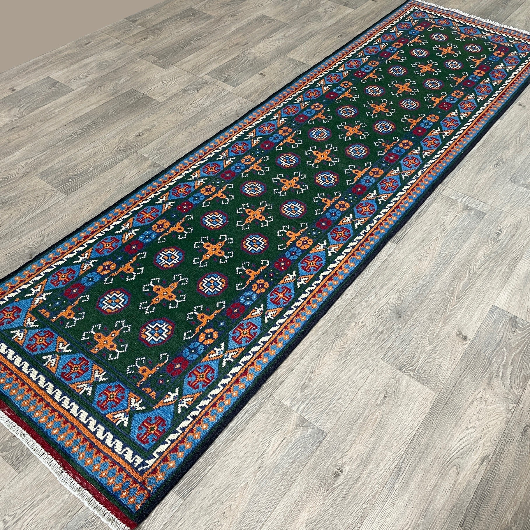 286 x 82 cm | Afghan Aqcha Runner