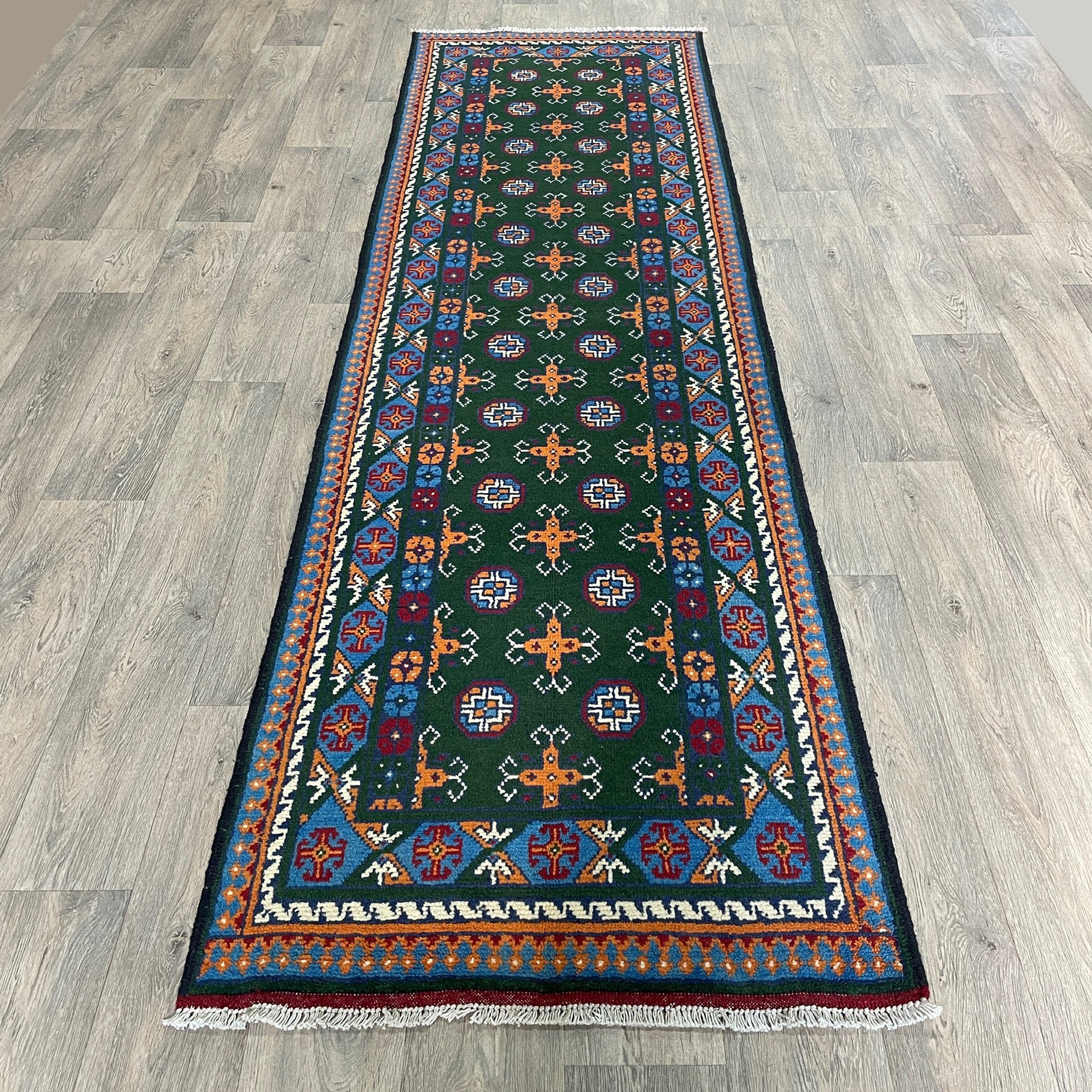 286 x 82 cm | Afghan Aqcha Runner