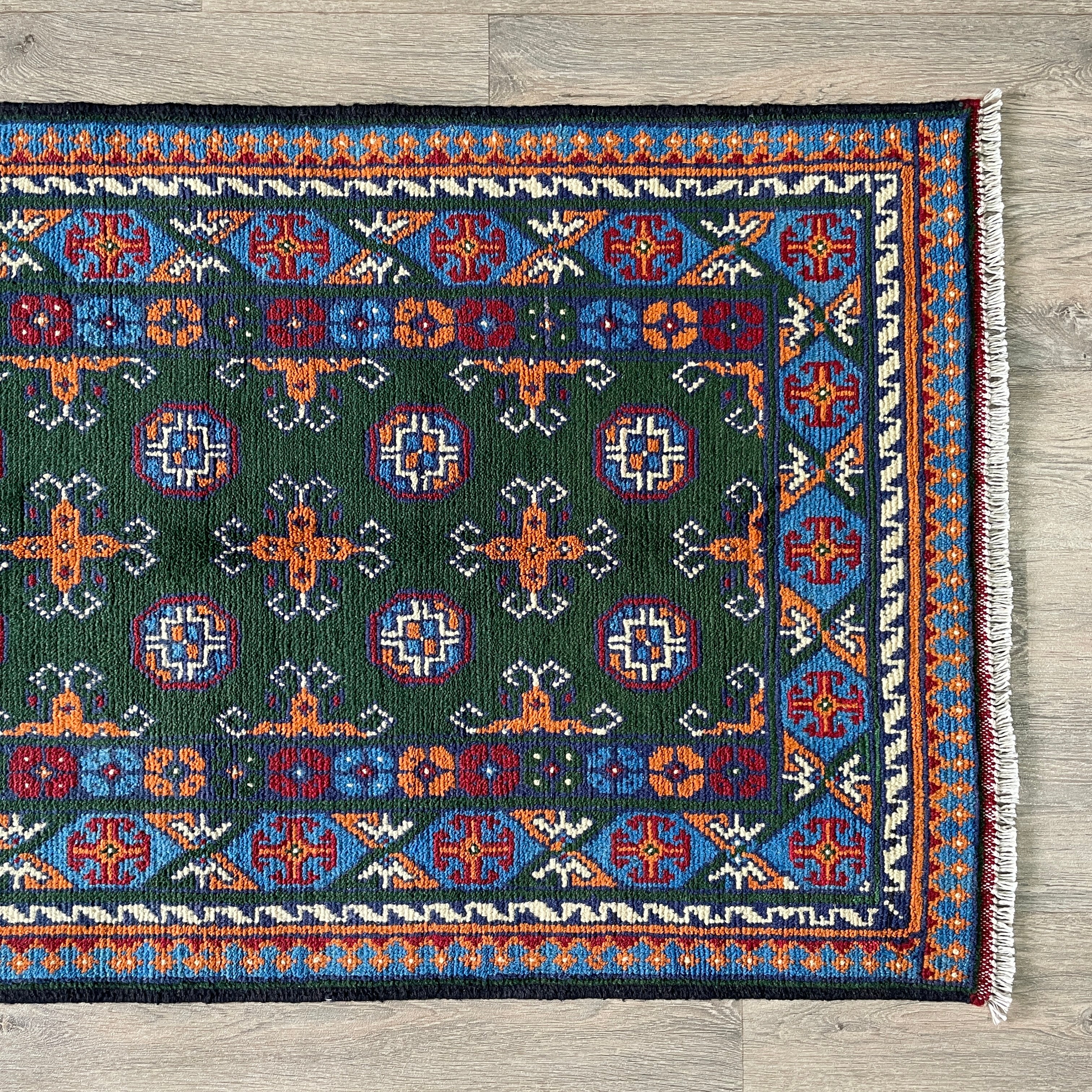 286 x 82 cm | Afghan Aqcha Runner - Khorasan Rugs