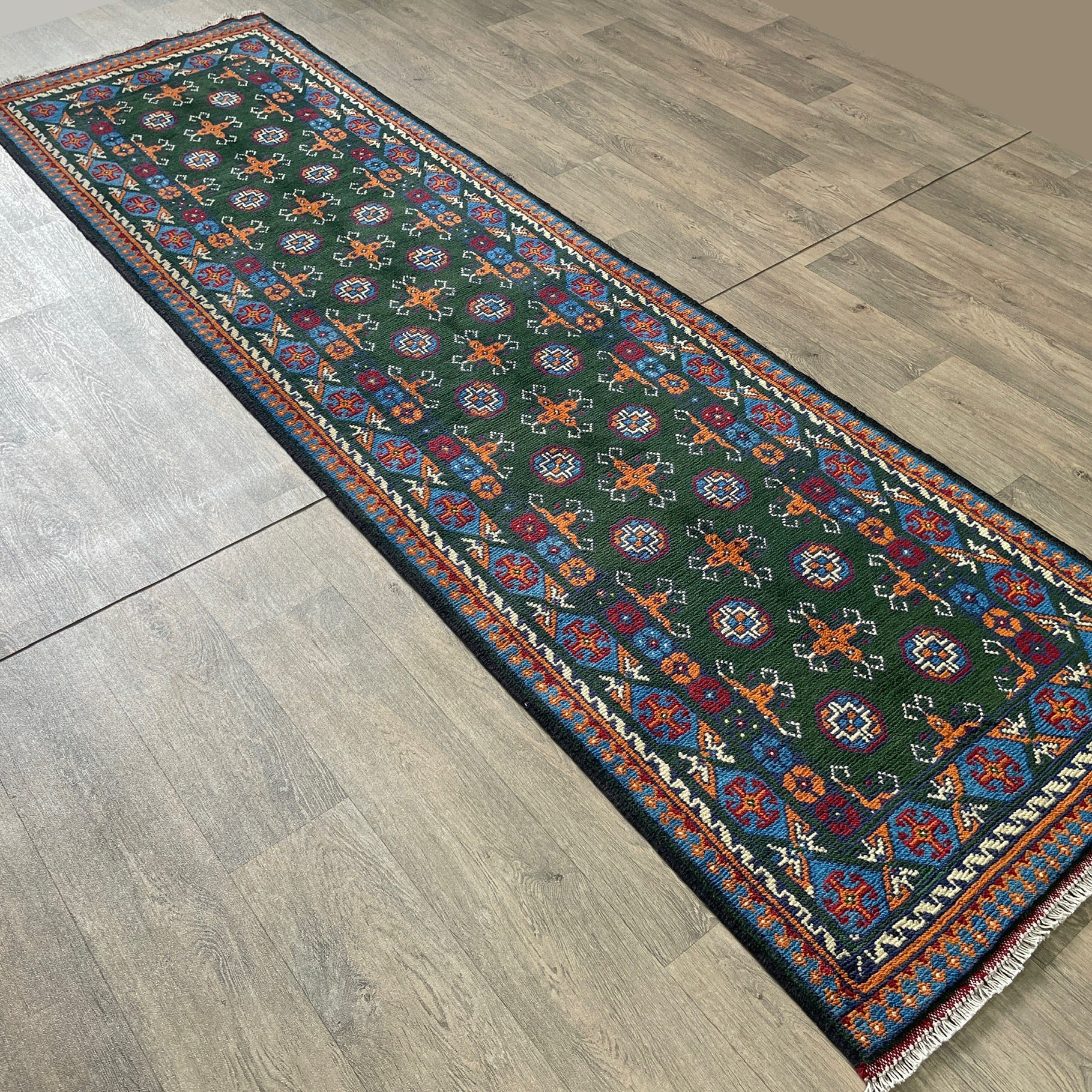 286 x 82 cm | Afghan Aqcha Runner
