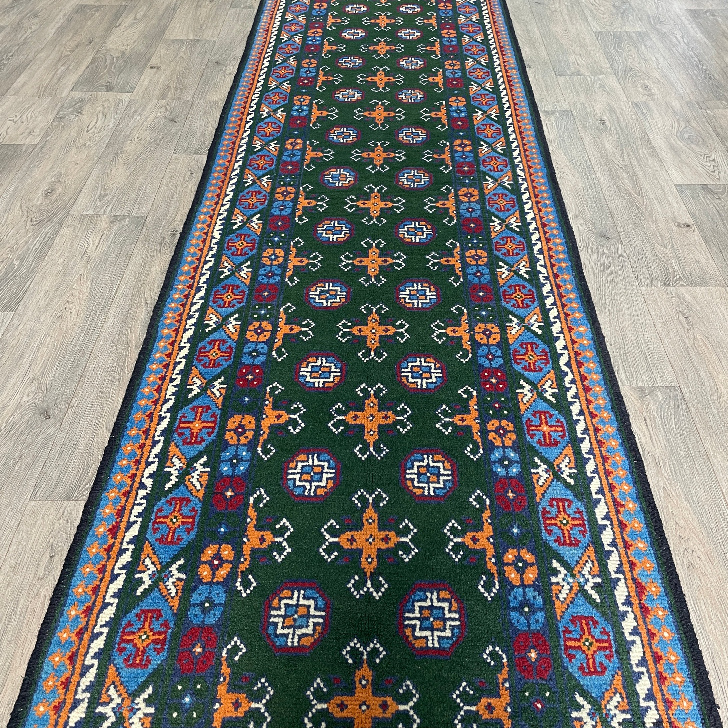286 x 82 cm | Afghan Aqcha Runner - Khorasan Rugs