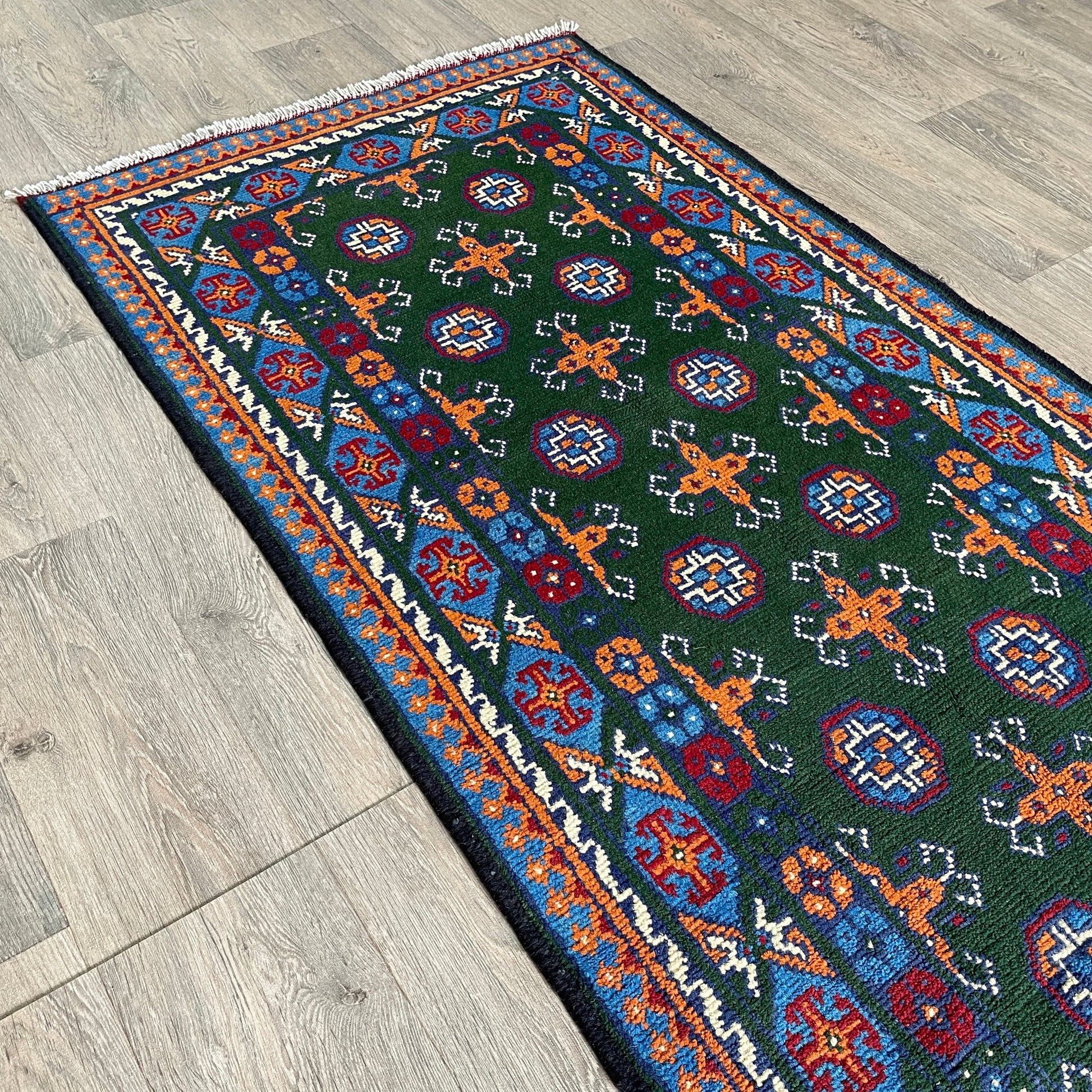 286 x 82 cm | Afghan Aqcha Runner