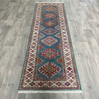 255 x 80 cm | Afghan Super Kazak Runner - Khorasan Rugs