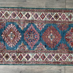 255 x 80 cm | Afghan Super Kazak Runner - Khorasan Rugs
