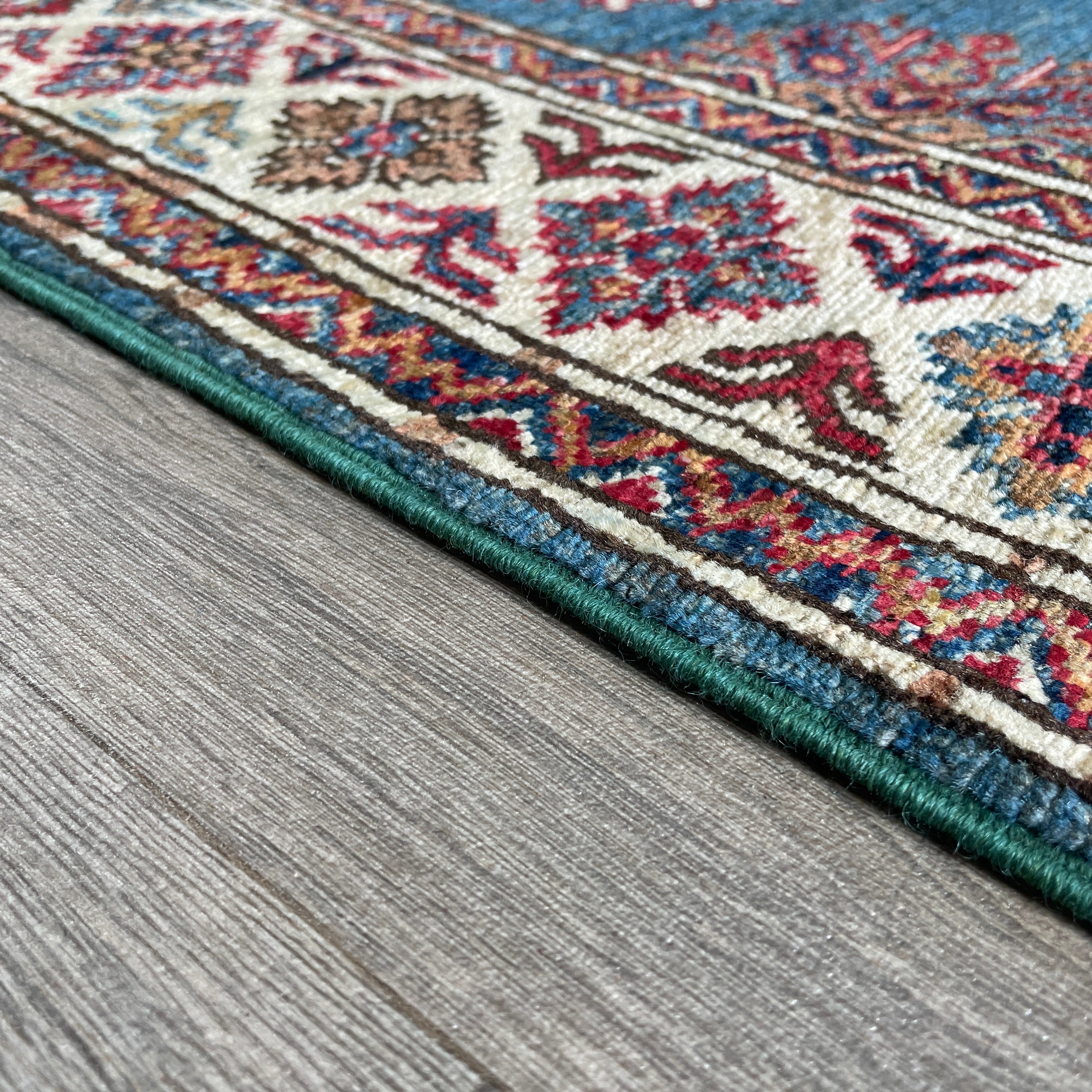 255 x 80 cm | Afghan Super Kazak Runner - Khorasan Rugs
