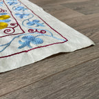 Uzbek 'Samarkand' Suzani Table Throw