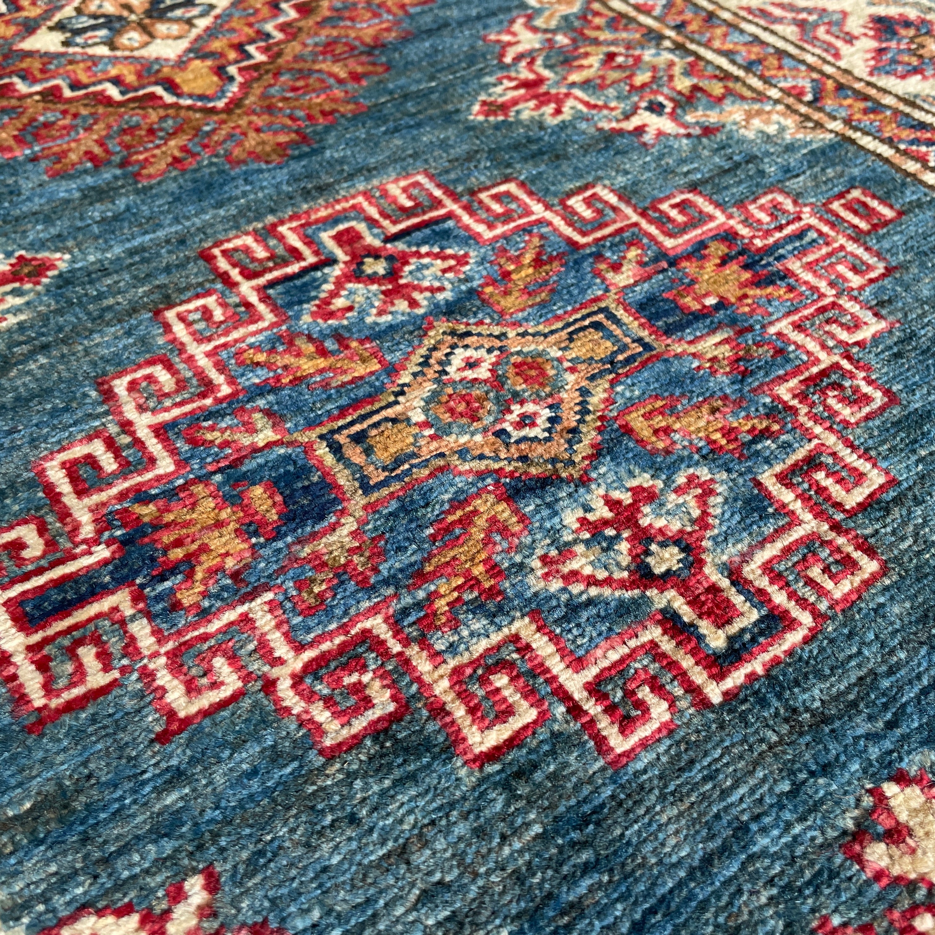 255 x 80 cm | Afghan Super Kazak Runner - Khorasan Rugs