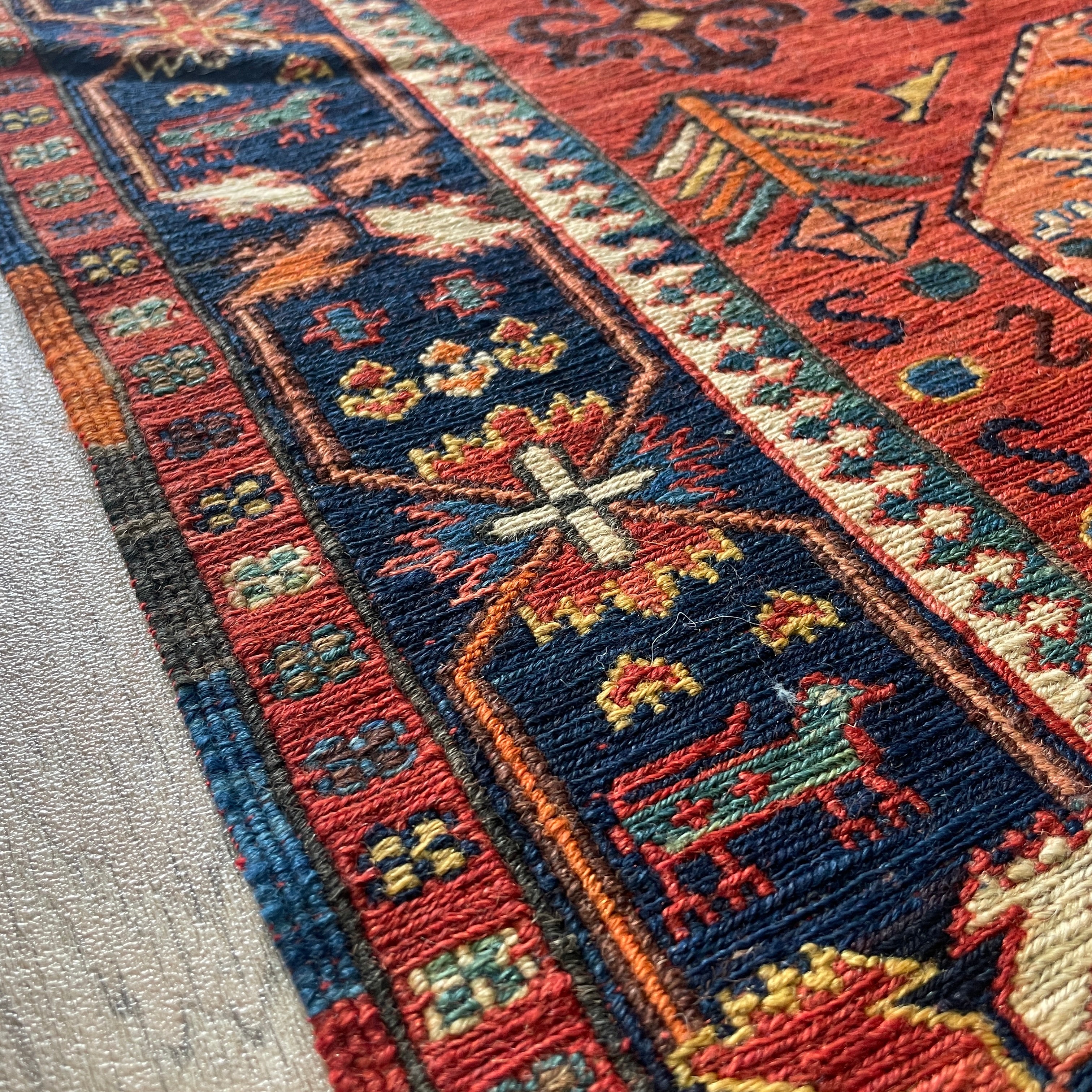 Caucasian Fine Soumak Kilim Runner