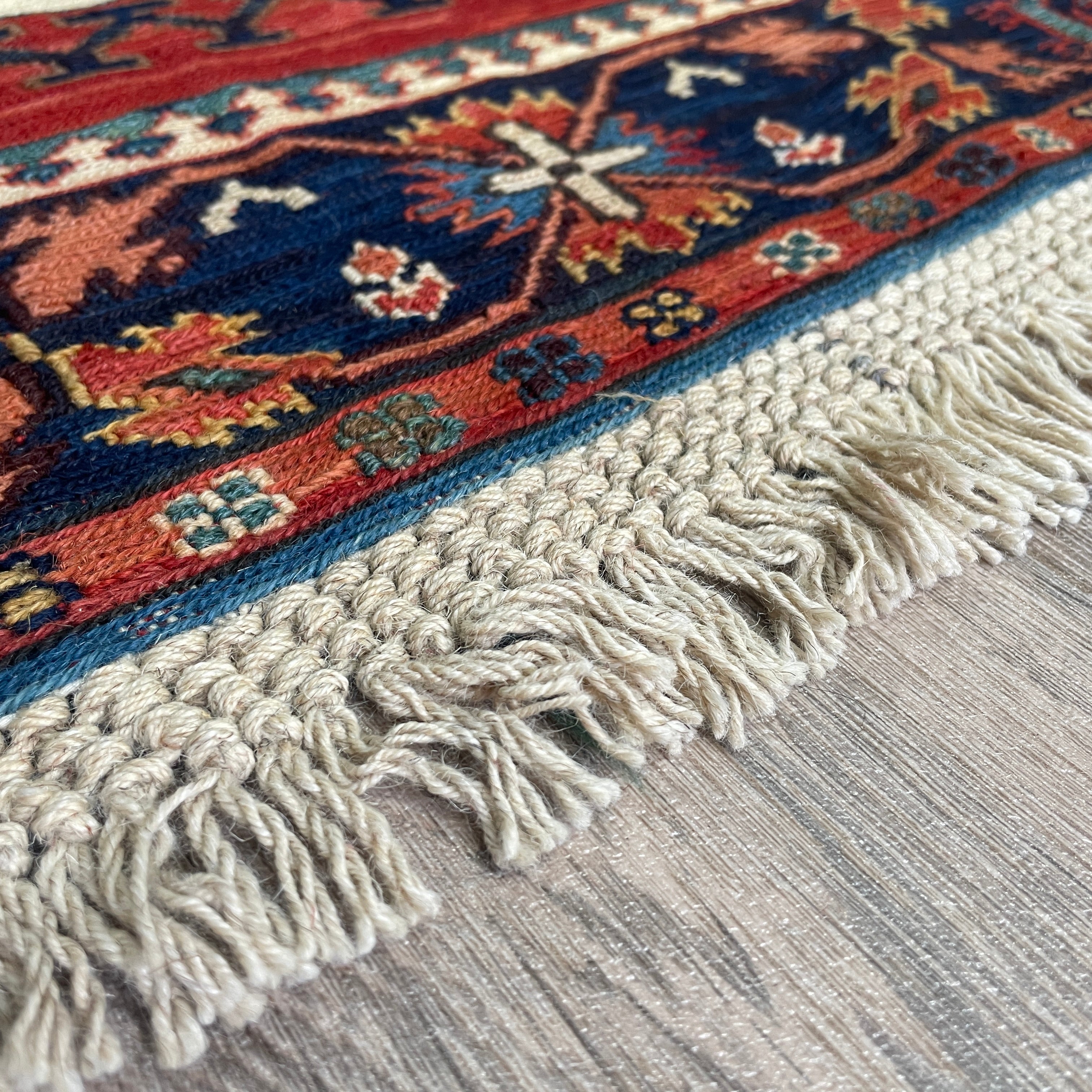 Caucasian Fine Soumak Kilim Runner