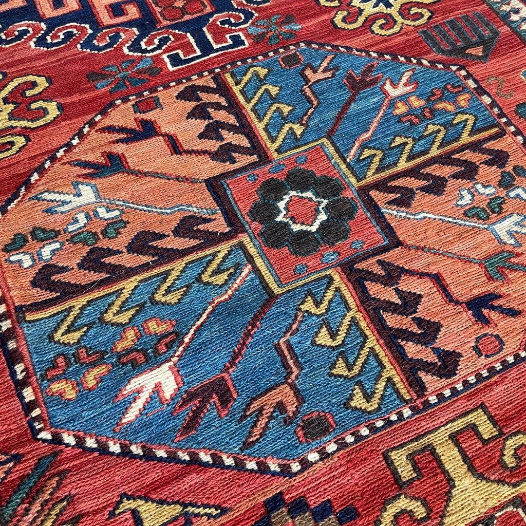 Caucasian Fine Soumak Kilim Runner