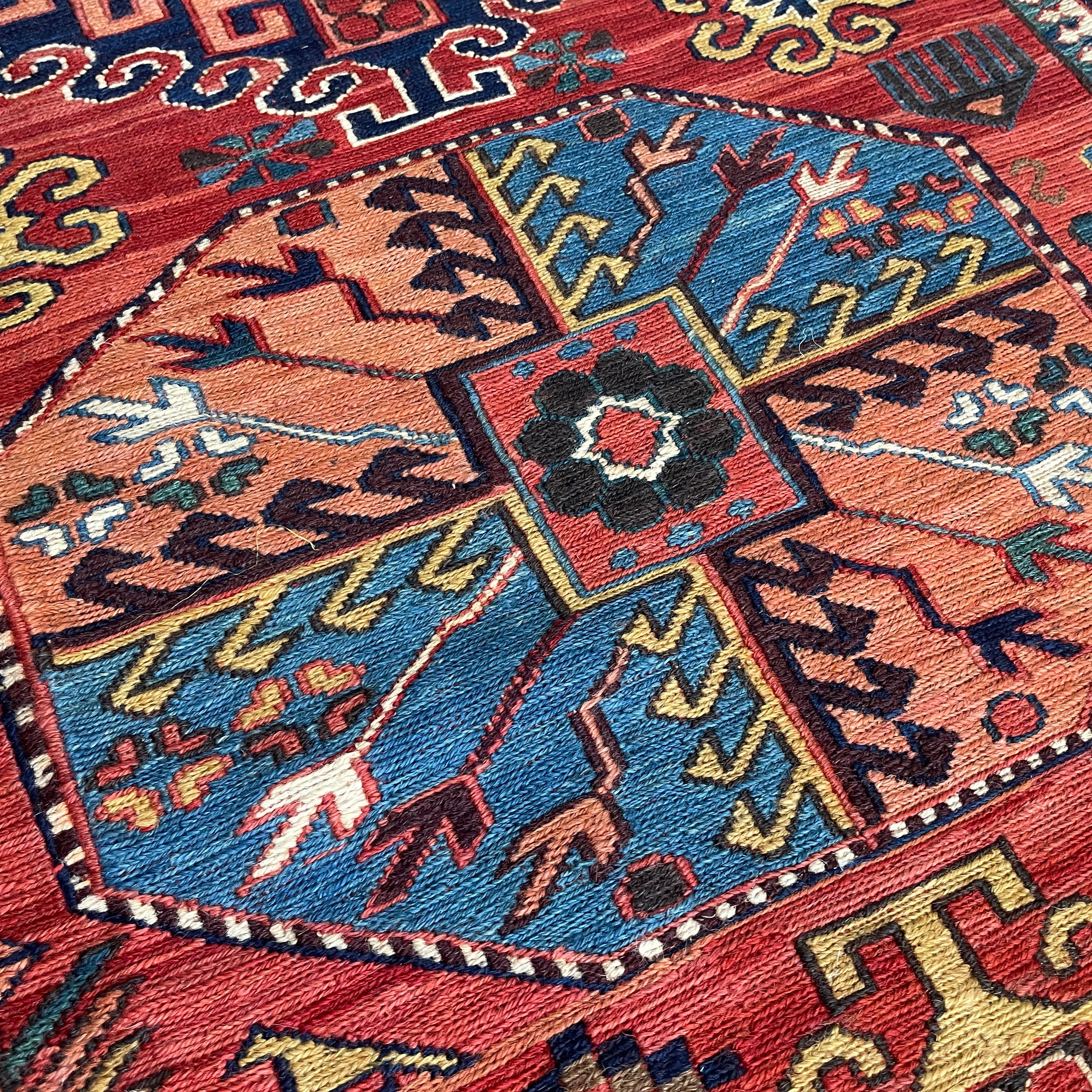 Caucasian Fine Soumak Kilim Runner