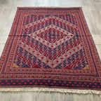 198 x 152 cm | Afghan Fine Mushwani Rug - Khorasan Rugs