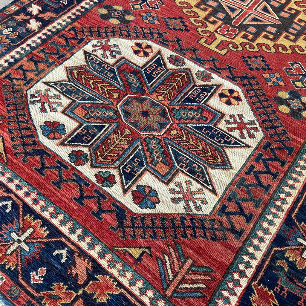 Caucasian Fine Soumak Kilim Runner