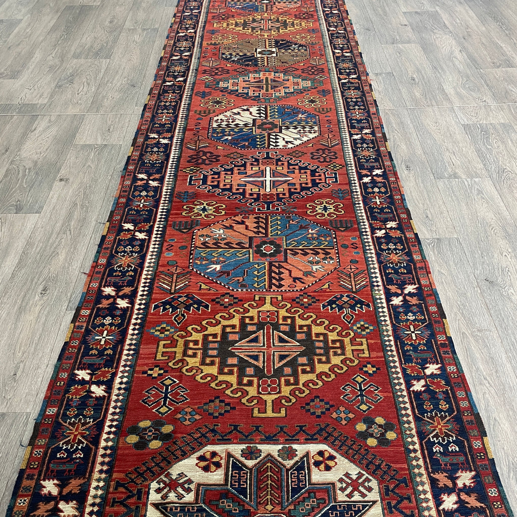Caucasian Fine Soumak Kilim Runner