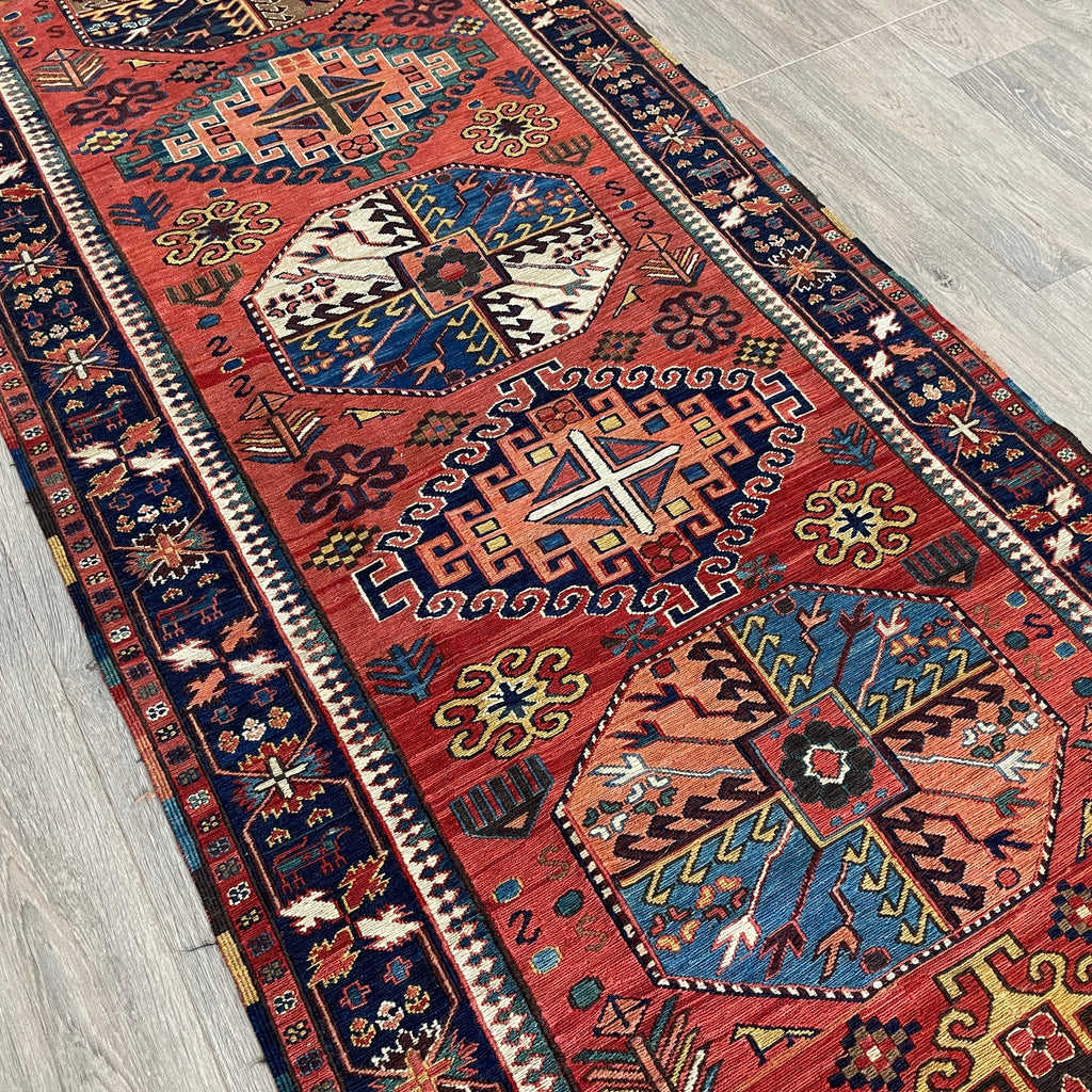 Caucasian Fine Soumak Kilim Runner