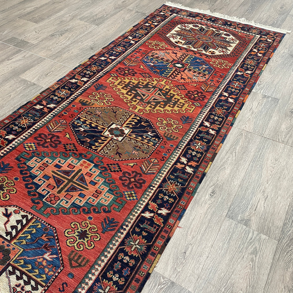 Caucasian Fine Soumak Kilim Runner