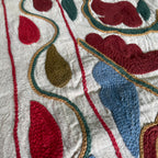 Afghan 'Sheberghan' Suzani Table Throw