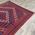 198 x 152 cm | Afghan Fine Mushwani Rug - Khorasan Rugs
