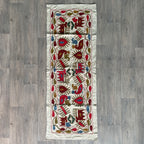 Afghan 'Sheberghan' Suzani Table Throw