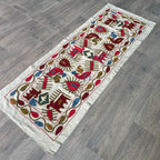 Afghan 'Sheberghan' Suzani Table Throw