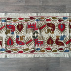 Afghan 'Sheberghan' Suzani Table Throw