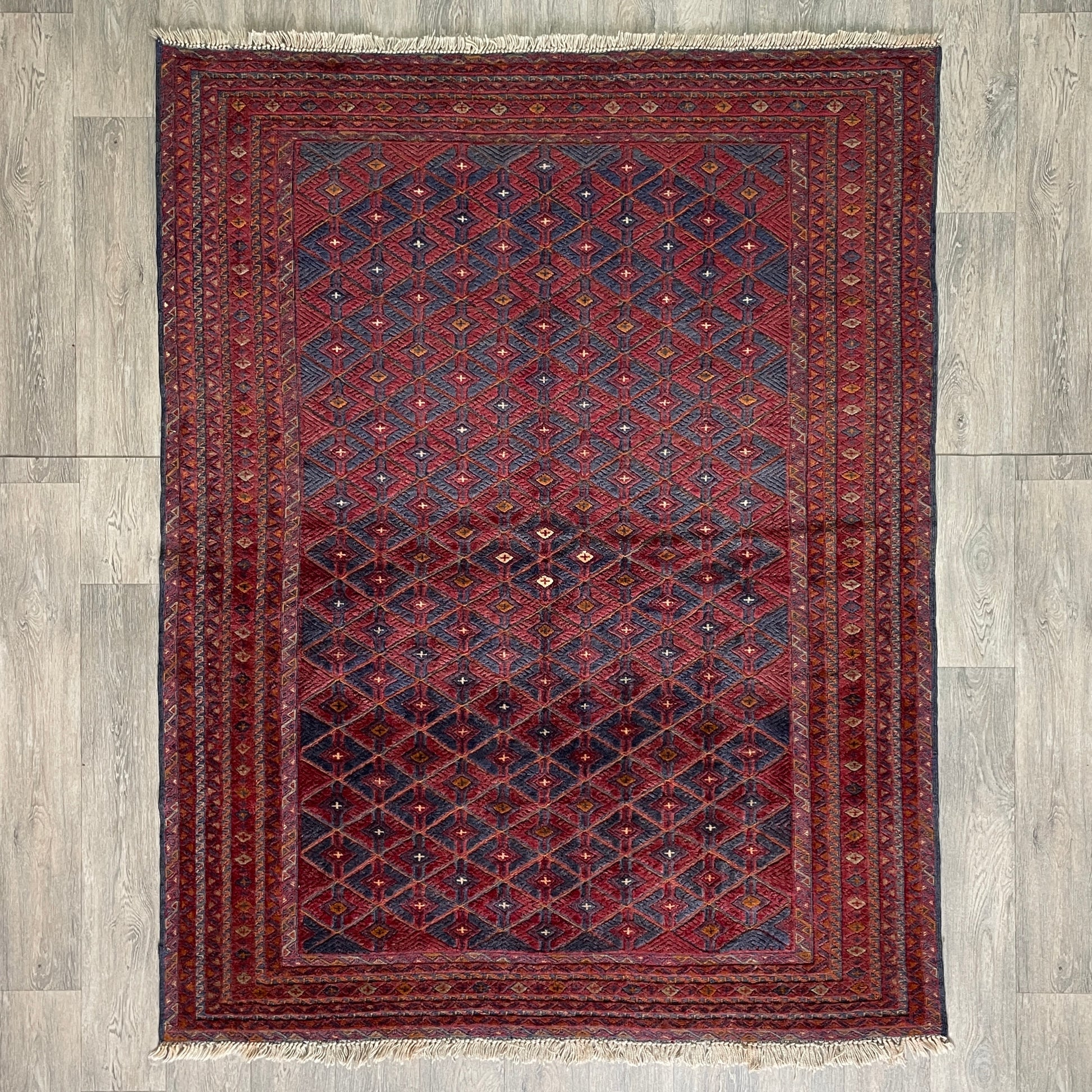 201 x 153 cm | Afghan Fine Mushwani Rug