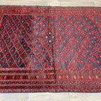 201 x 153 cm | Afghan Fine Mushwani Rug - Khorasan Rugs