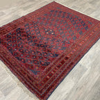 201 x 153 cm | Afghan Fine Mushwani Rug - Khorasan Rugs