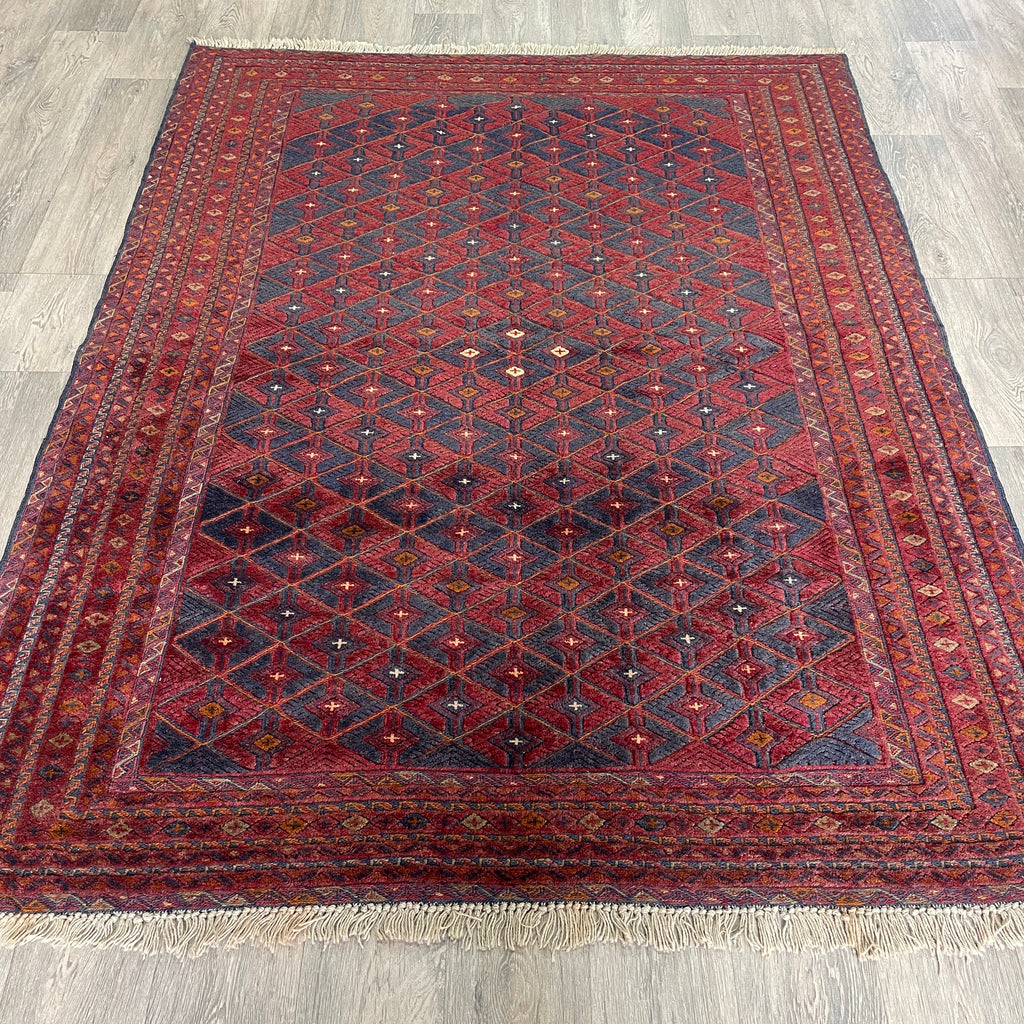 201 x 153 cm | Afghan Fine Mushwani Rug