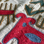 Afghan 'Sheberghan' Suzani Table Throw