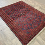 201 x 153 cm | Afghan Fine Mushwani Rug - Khorasan Rugs