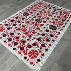 Uzbek Suzani Bed Throw